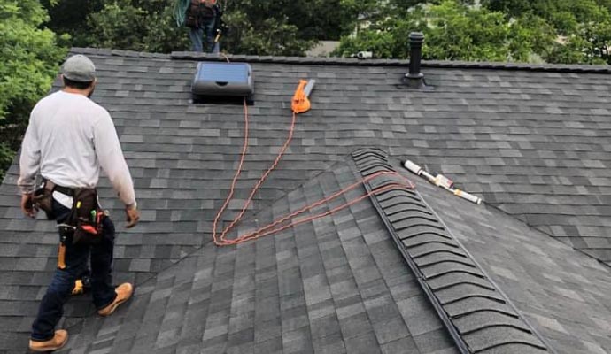 Professional roofing installation