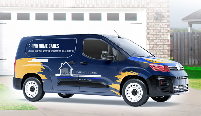 Rhinohomecare service vehicle.