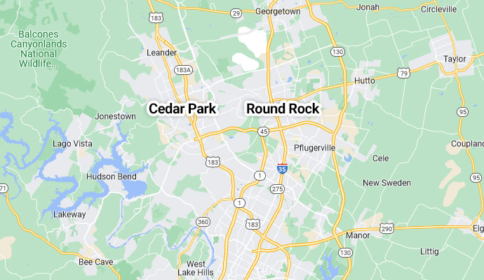 Rhino Home Care Service Area Map